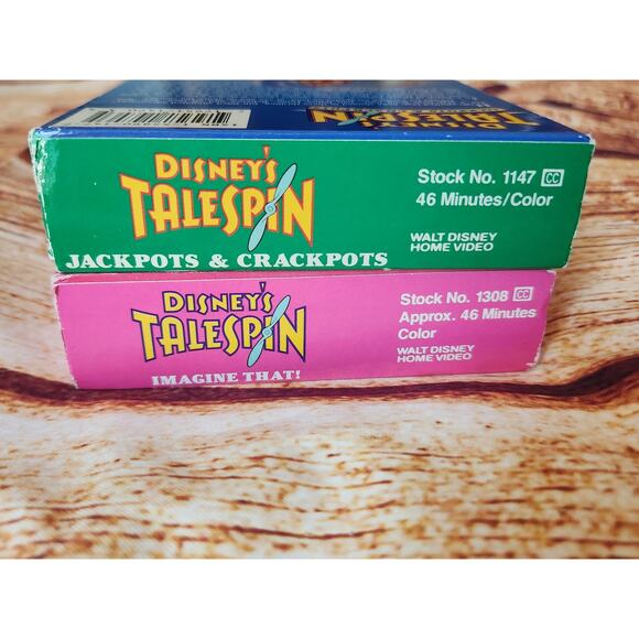 Talespin Vintage VHS Video Tapes Volume 3 & 6 - Picture 8 of 9